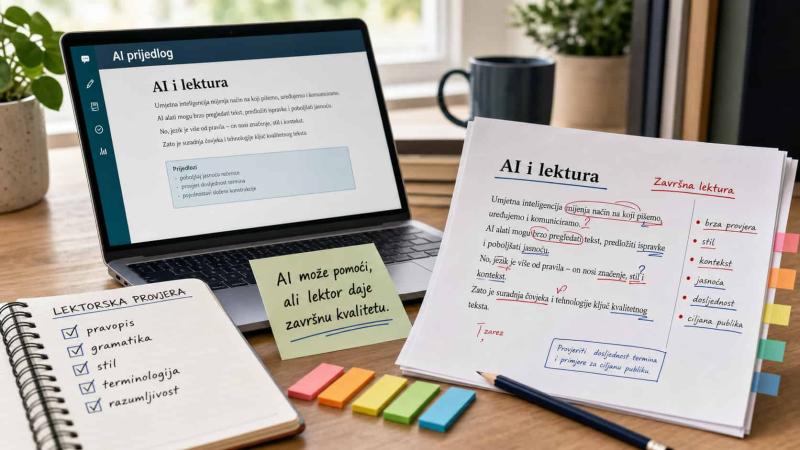 AI i lektura – može li umjetna inteligencija zamijeniti lektora?