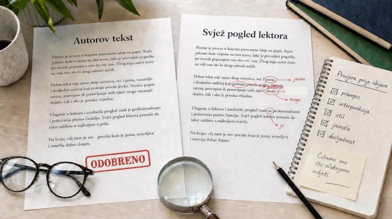 Vidi li autor vlastite pogreške ili je ipak potrebna lektura?