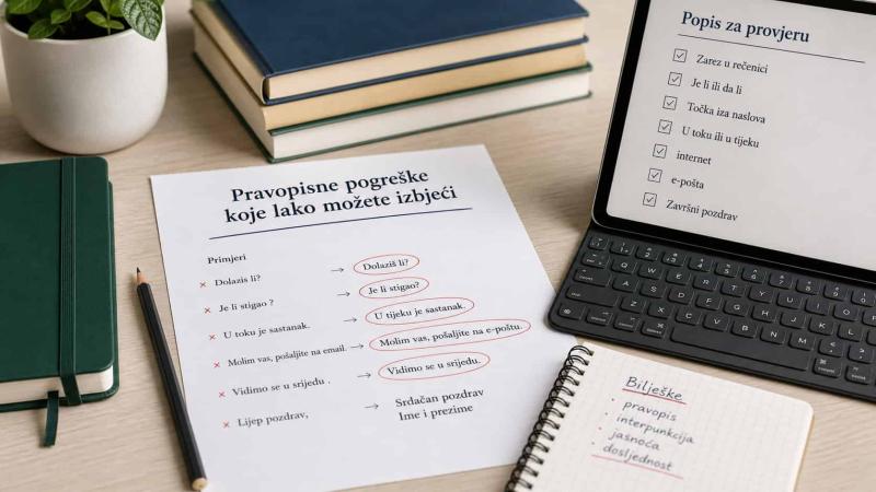 Pravopisne pogreške koje lako možete izbjeći