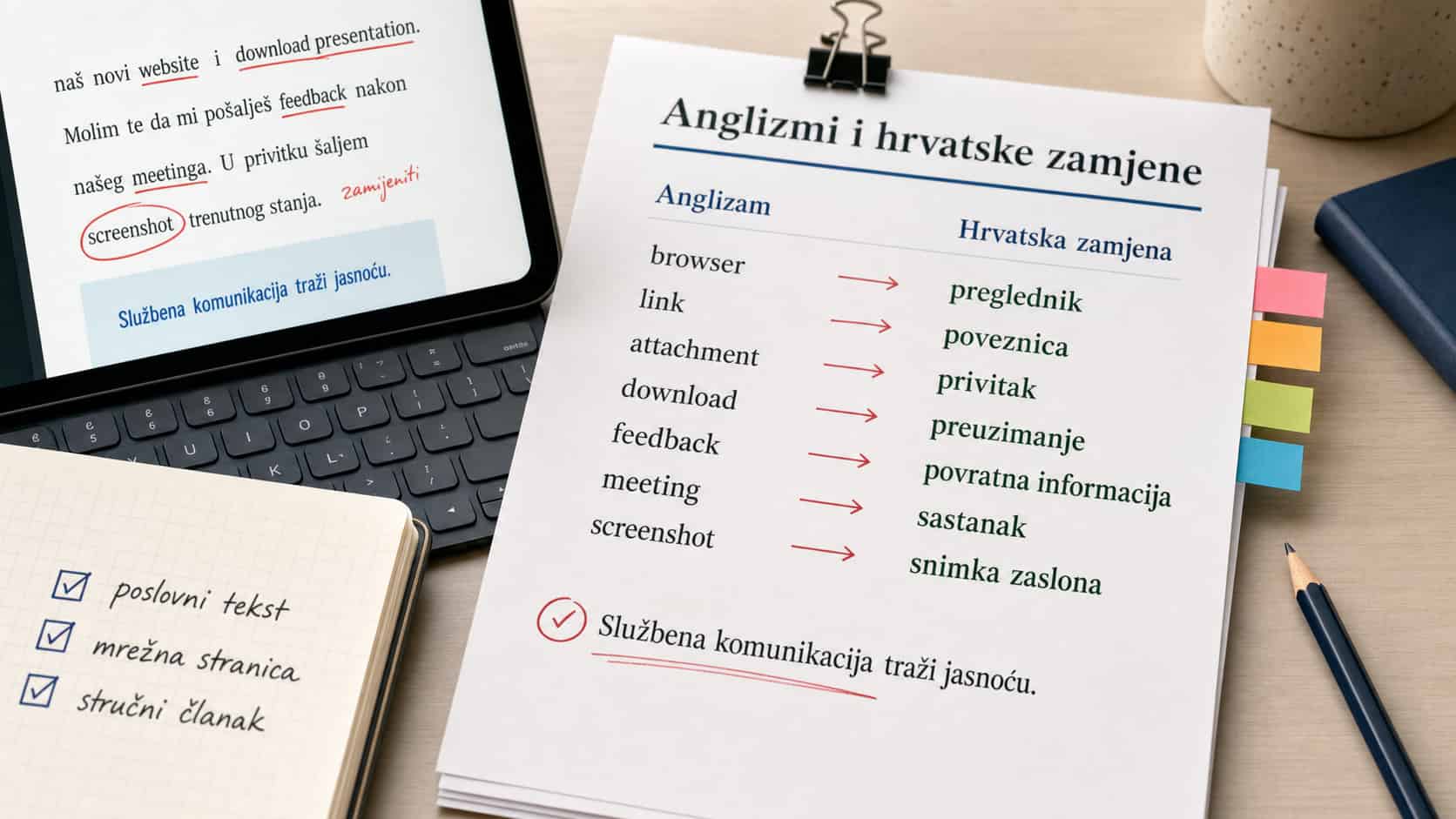 Najče&scaron;ći anglizmi u hrvatskom jeziku &ndash; kada ih zamijeniti hrvatskim riječima?
