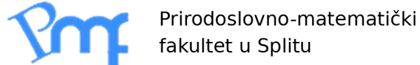 Sveučilište u Splitu — Prirodoslovno-matematički fakultet – logotip